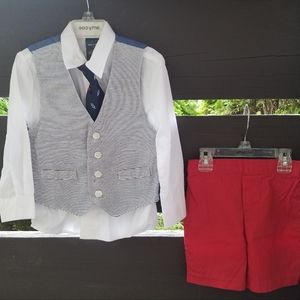 Toddler Boy's Nautica 4 Piece Vest Set (size 4T)
